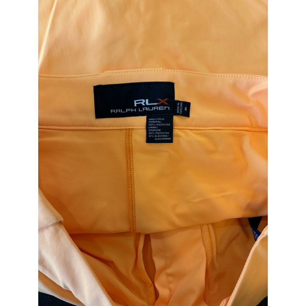 RLX Ralph Lauren Women's Golf Skort Sz 4 Orange - Picture 2 of 6